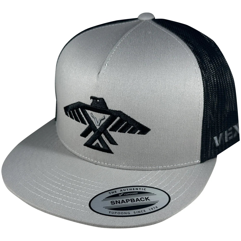 Vexil Thunderbird Silver/Black Mesh Snapback