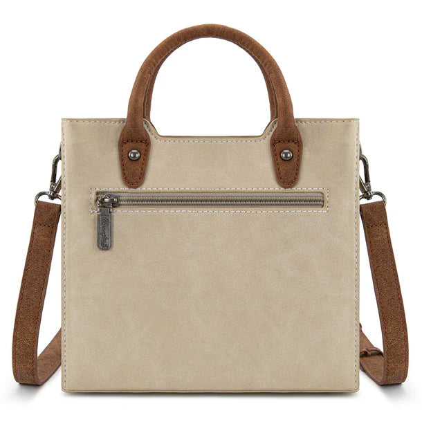 Wrangler Braided Whipstitch Top Handle Small Tote/Crossbody
