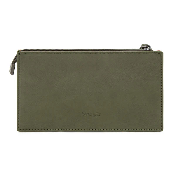Wrangler Sherpa Aztec Canvas Clutch