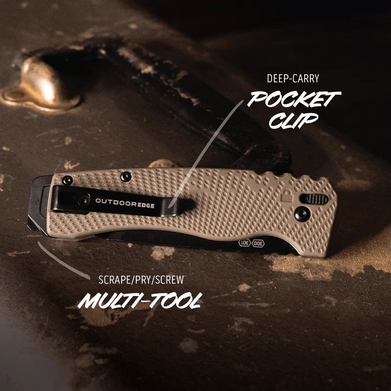 Outdoor Edge Razor XD1 Multi Function Replaceable Blade Carry Knife