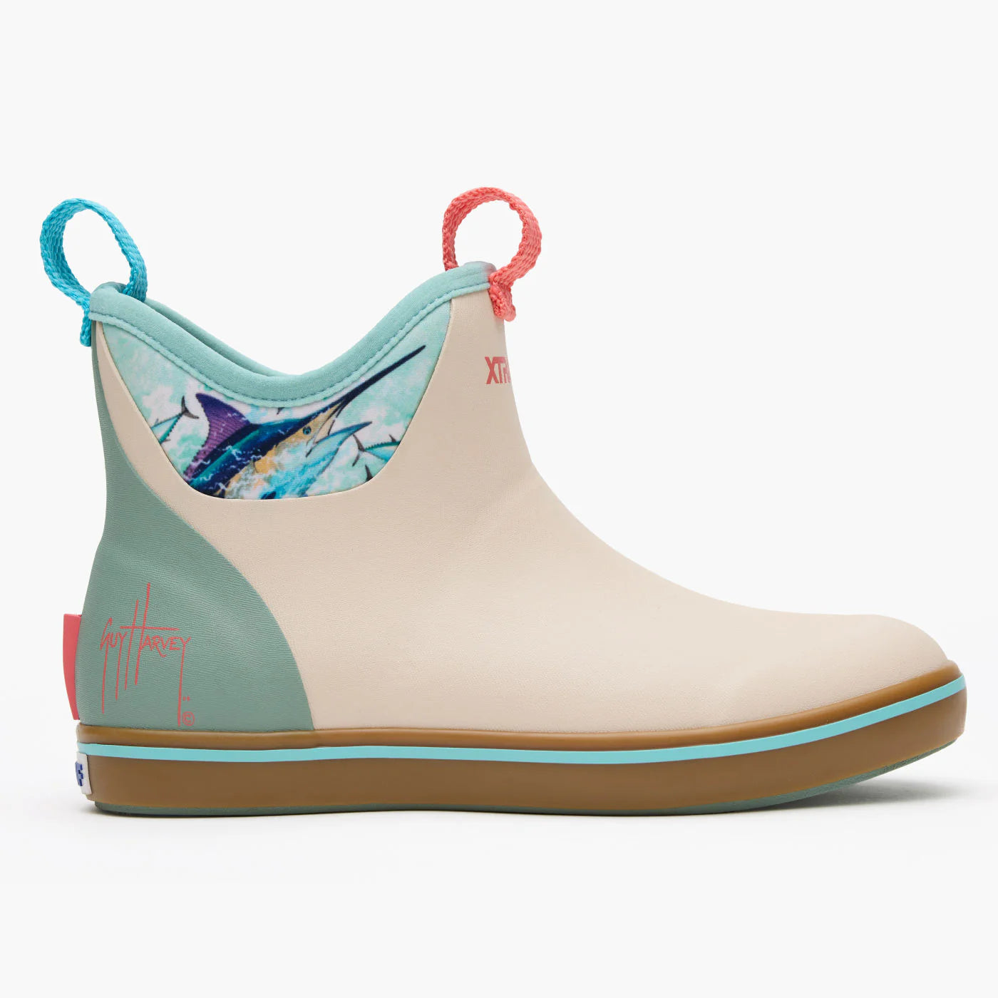 XtraTuf Women's 6" Outdoor Bone White Marlin Ankle Deck Boot