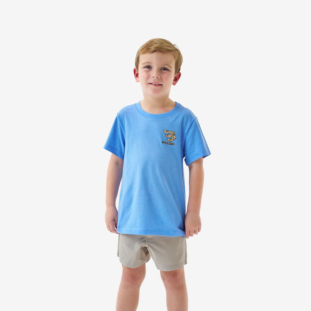 Burlebo Kid's Mallard Camo Dog Short Sleeve Tee