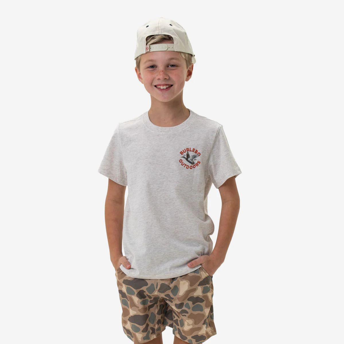 Burlebo Kid's Old School Duck Hunt Short Sleeve Tee
