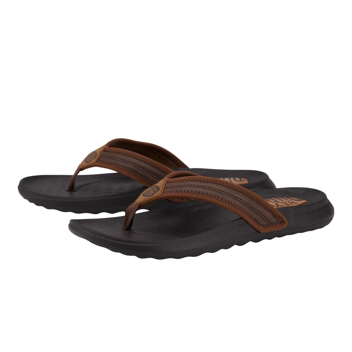 Hey Dude Men's Myers Flip Classic Brown