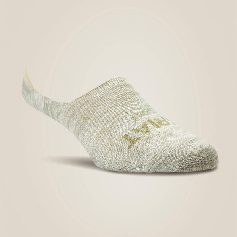 Ariat Women's No Slip No Show Sock 4 Pair Multi Color Pack