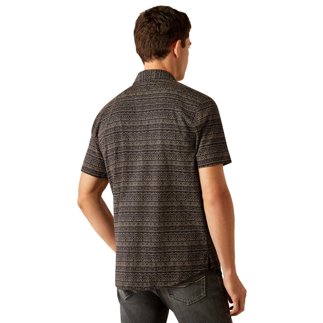 Ariat Men's Retro Button Down Short Sleeve Polo