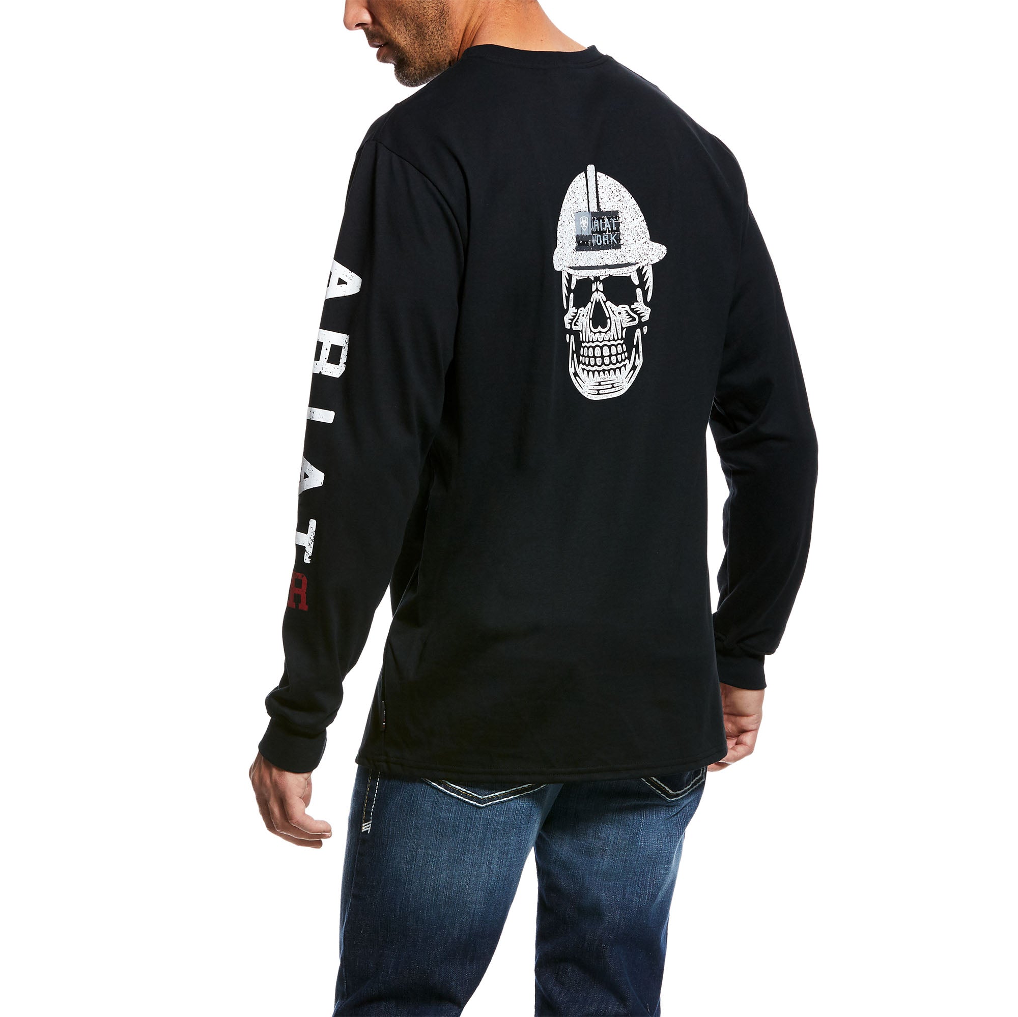 Ariat Men's FR Roughneck Skull Logo T-Shirt BIG & TALL