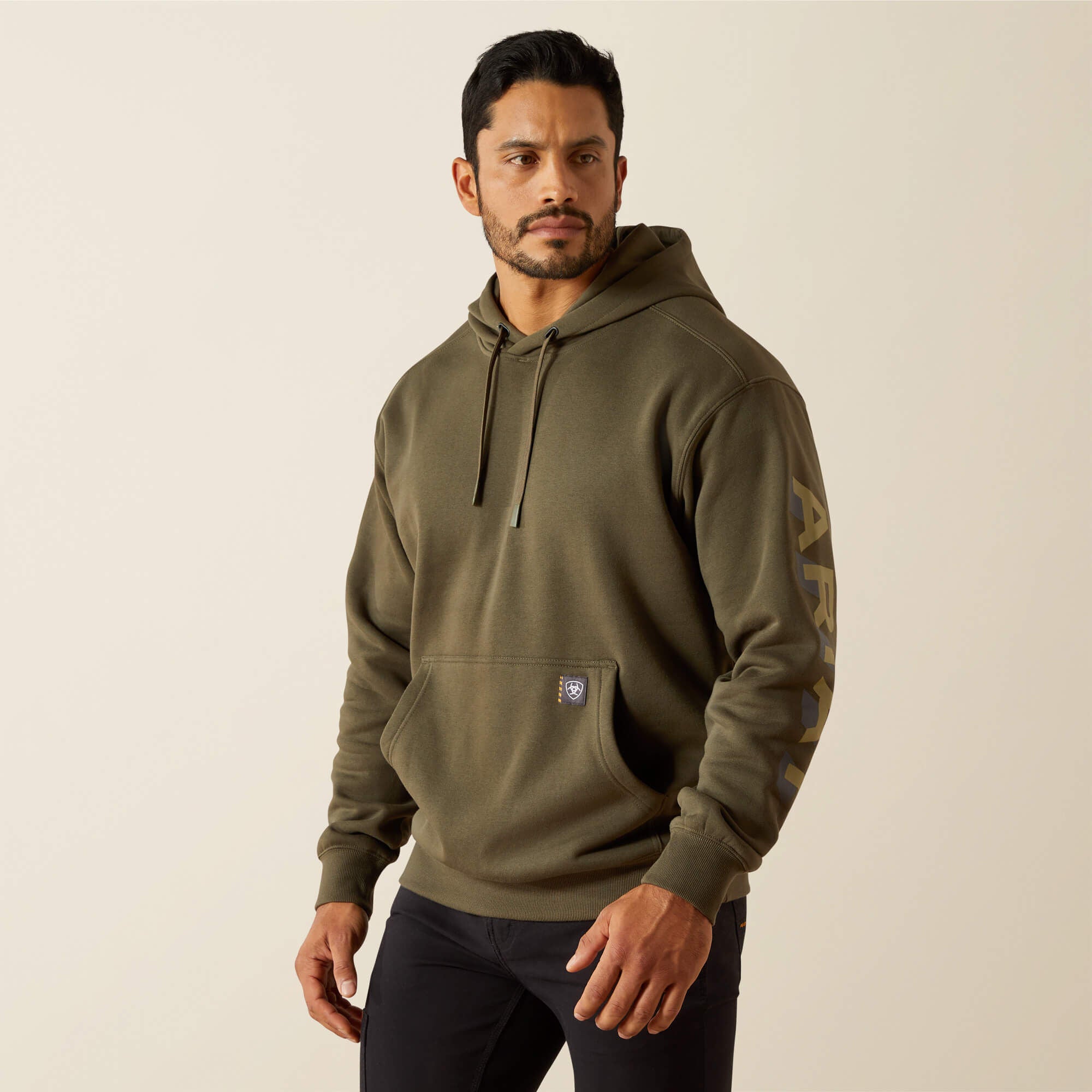 ARIAT REBAR LIGHTWEIGHT HOODIE - GRAPE LEAF