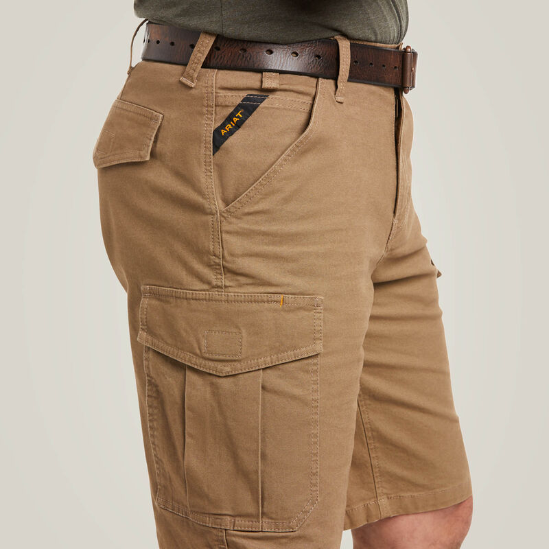 Ariat Men's Rebar Durastretch Made Tough Cargo 11" Short