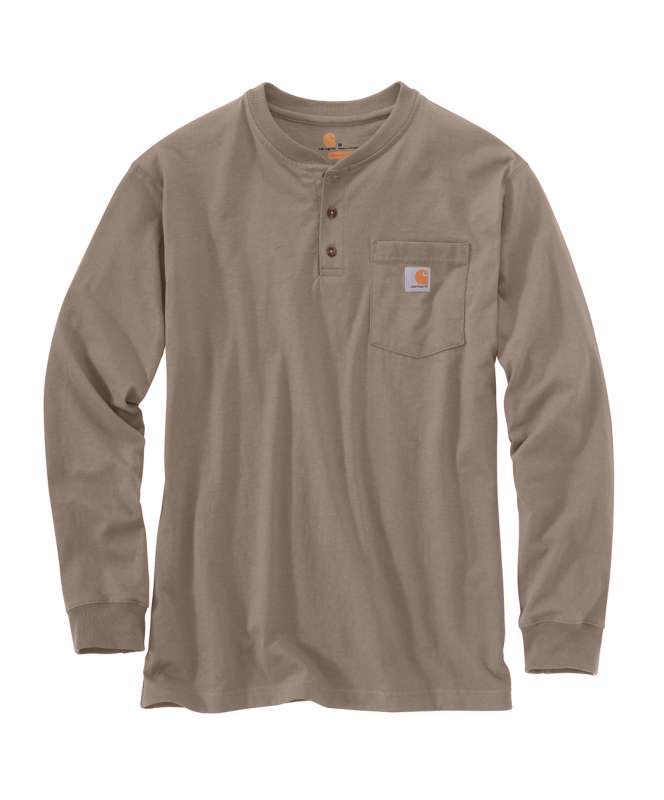 Carhartt Men's Workwear Long Sleeve Henley T-Shirt