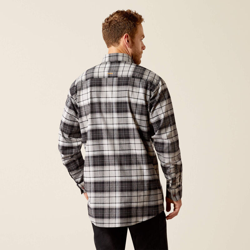 Ariat Men's Rebar Flannel Durastretch Work Shirt BIG & TALL