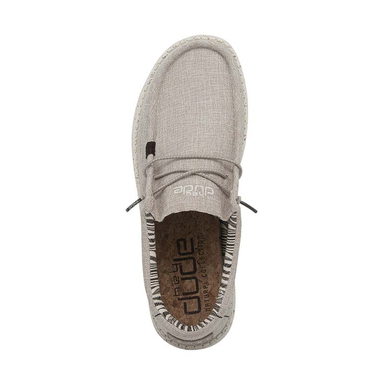 Hey Dude Men's Wally Eco Linen Beige