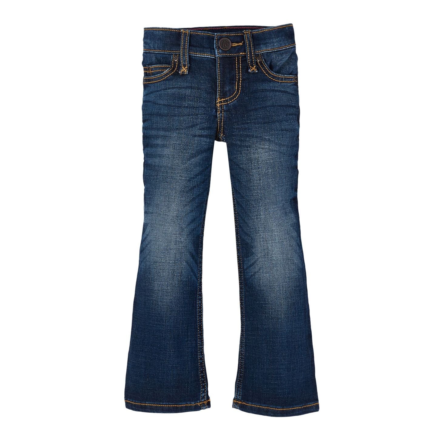 Wrangler Girls' Stitch Patch Boot Cut Jeans