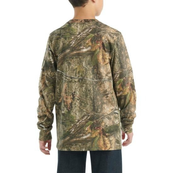 Carhartt Children Long-Sleeve Camo Pocket T-Shirt