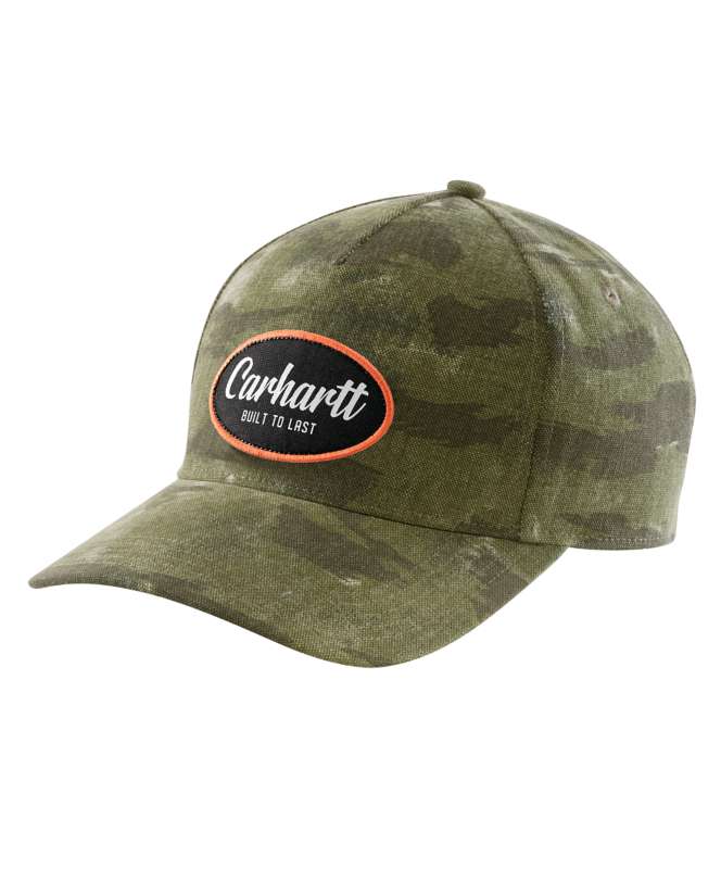 Carhartt Men's Canvas Built To Last Camo Patch Cap
