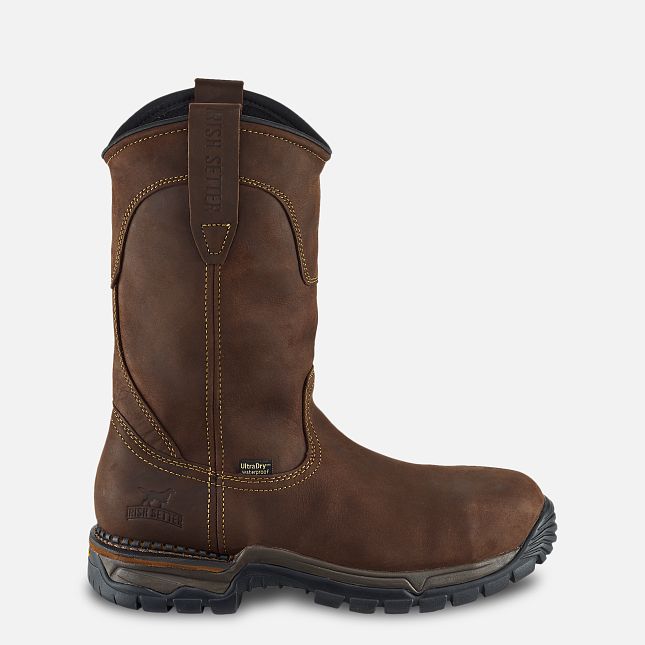 Irish Setter Men's 11-Inch Waterproof Safety Toe Pull-on Boot