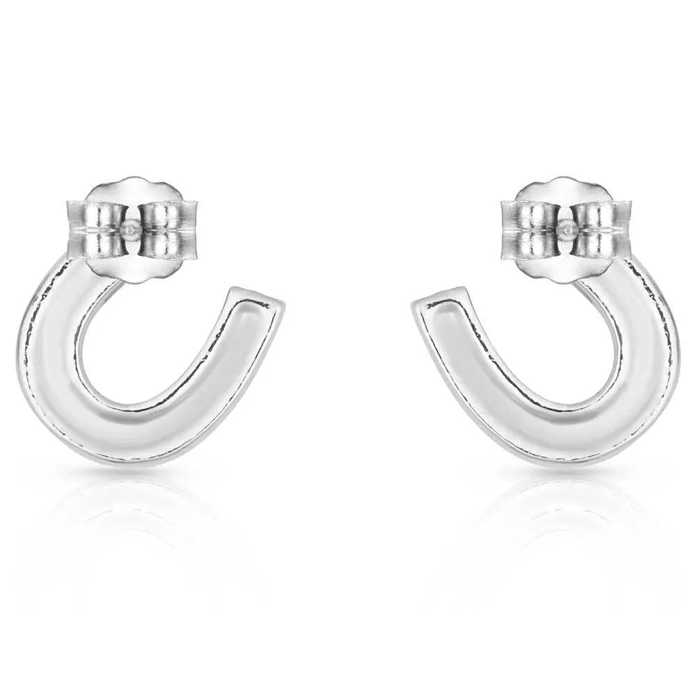 Montana Crystal Clear Stuck on Luck Post Earrings