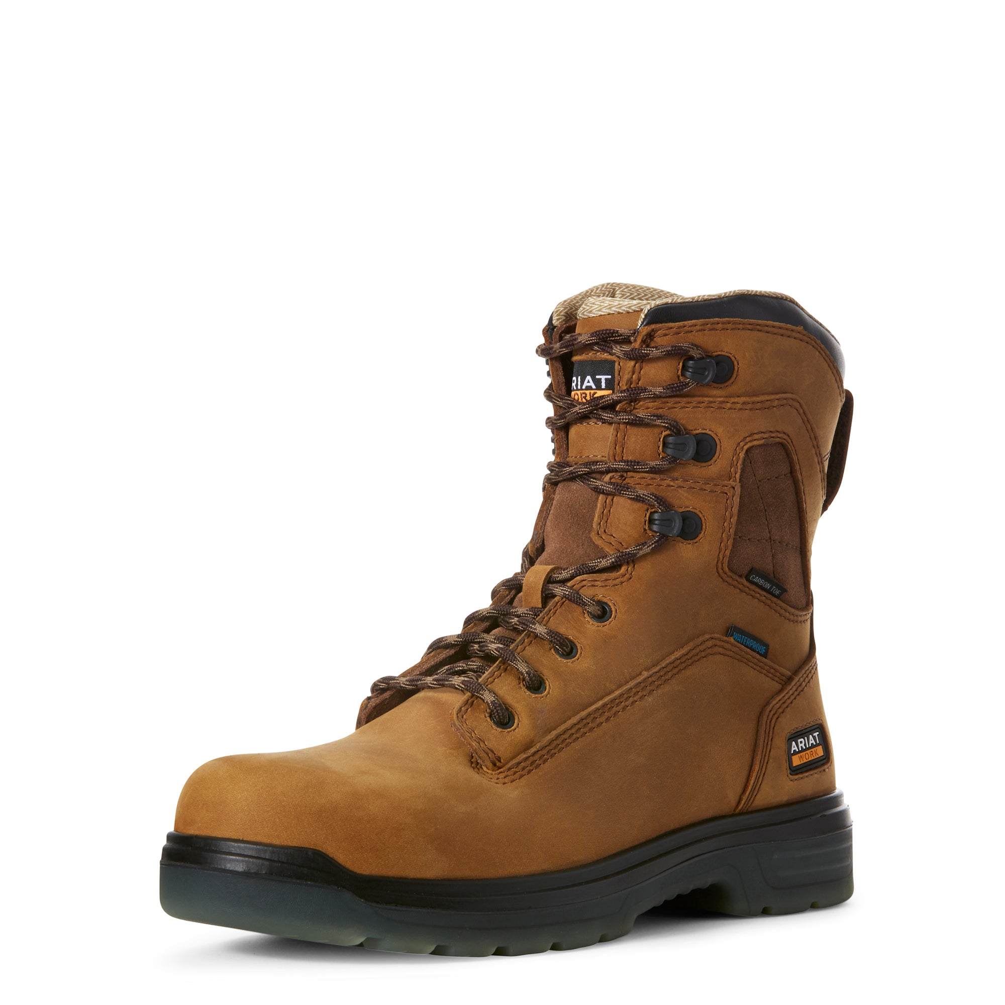 Ariat Men's Turbo 8" Waterproof Carbon Toe Work Boot