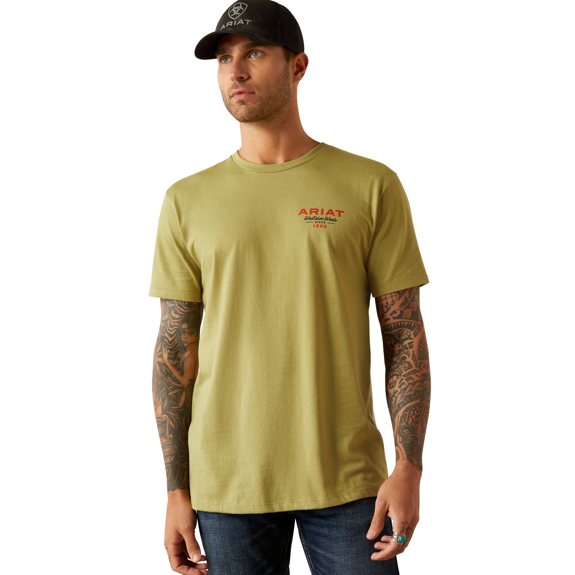 Ariat Men's Full Circle Green T-Shirt