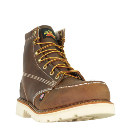 Thorogood Men's American Heritage 6" Trail Crazyhorse Safety Toe Moc Toe Boot