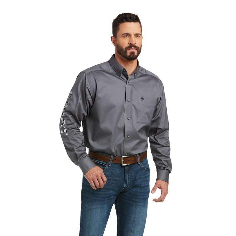 Ariat Men's Team Logo Twill Classic Fit Shirt BIG & TALL