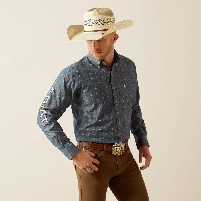 Ariat Men's Team Philibert Classic Fit Long Sleeve Shirt