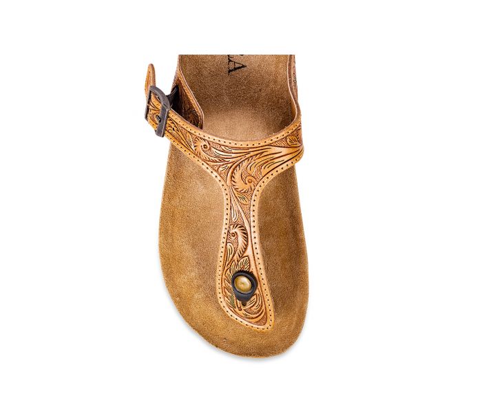 Myra Sadie Mesa Hand-tooled Sandals