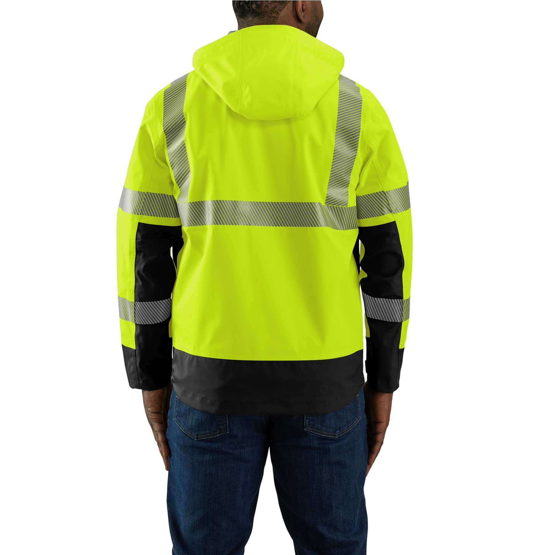 Carharrt Men's High-Visibility Storm Defender Loose Fit Midweight Class 3 Jacket