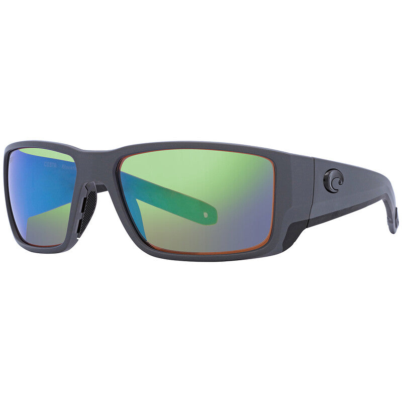 Costa Blackfin Pro Matte Black Green Mirror Sunglasses