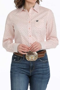 Cinch Women's Geometric Print Button-Down Western Shirt
