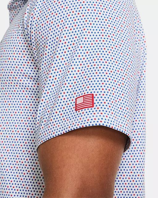 Under Armour Men's Playoff 3.0 Freedom Printed Polo