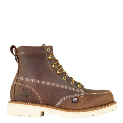 Thorogood Men's American Heritage 6" Trail Crazyhorse Safety Toe Moc Toe Boot