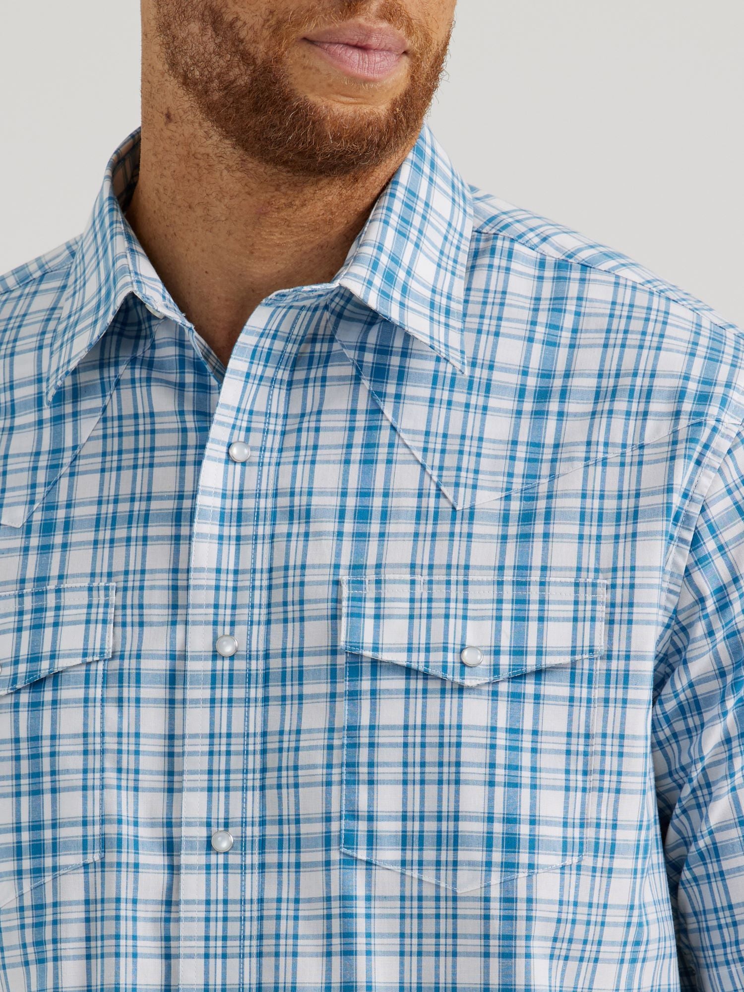 Wrangler Men's Wrinkle Resist Western Shirt
