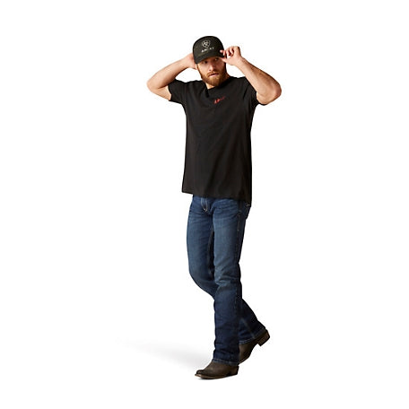 Ariat Men's Western Vertical Flag Short Sleeve Graphic T-Shirt