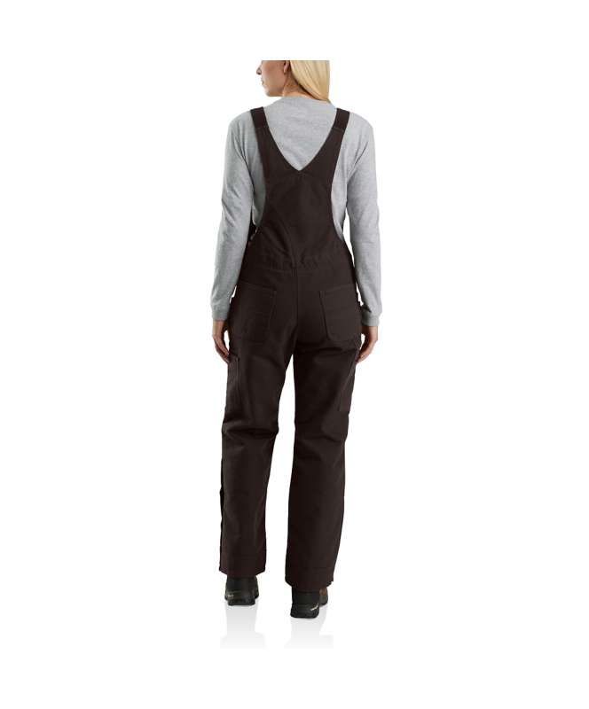 Carhartt Women's Relaxed Fit Washed Duck Insulated Bib Overall