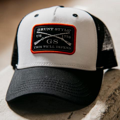 Grunt Style Men's Woven Label Trucker Hat