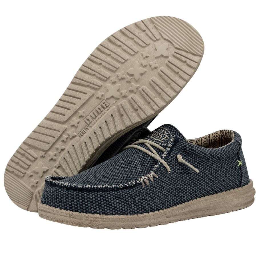 Hey Dude Men's Wally Braided Blue Night