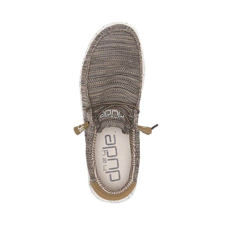 Hey Dude Men's Wally Sox Brown