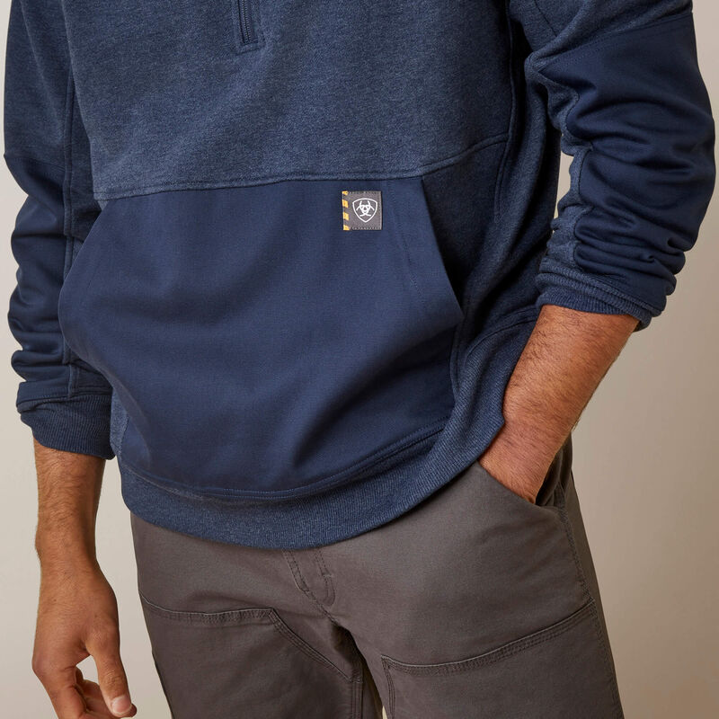 Ariat Men's Rebar Workman Duracanvas 1/4 Zip Sweatshirt