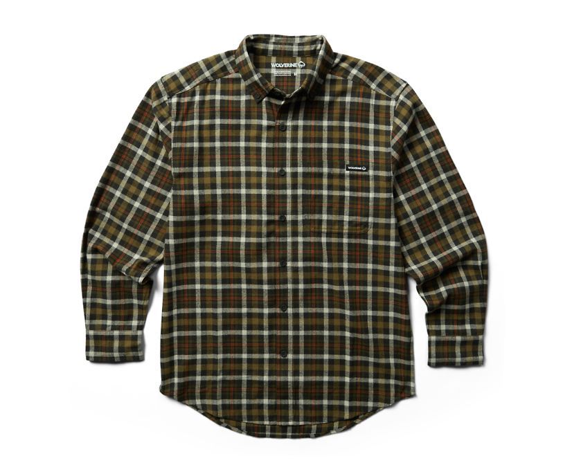 Wolverine Men's Rivet Flannel Shirt