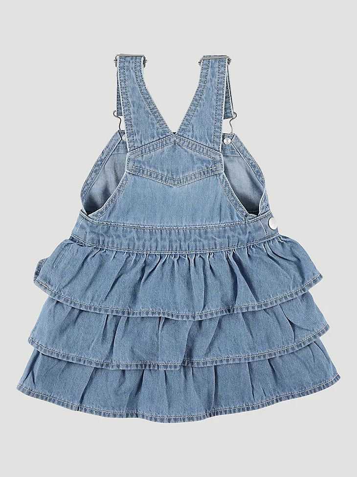Wrangler Little Girl's Ruffle Denim Skirtall