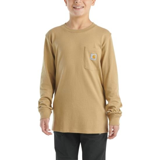 Carhartt Toddler Long-Sleeve Tractor Graphic Pocket T-Shirt