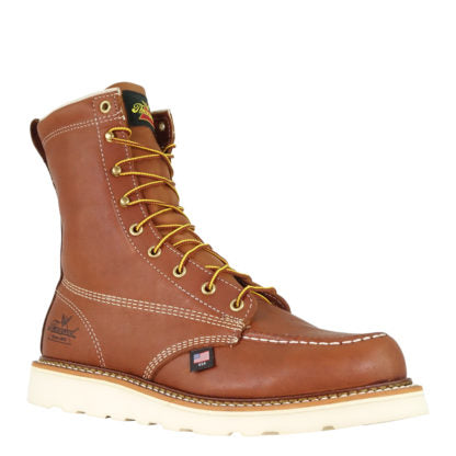 Thorogood Men's American Heritage 8" Tobacco Moc Toe Maxwear Wedge