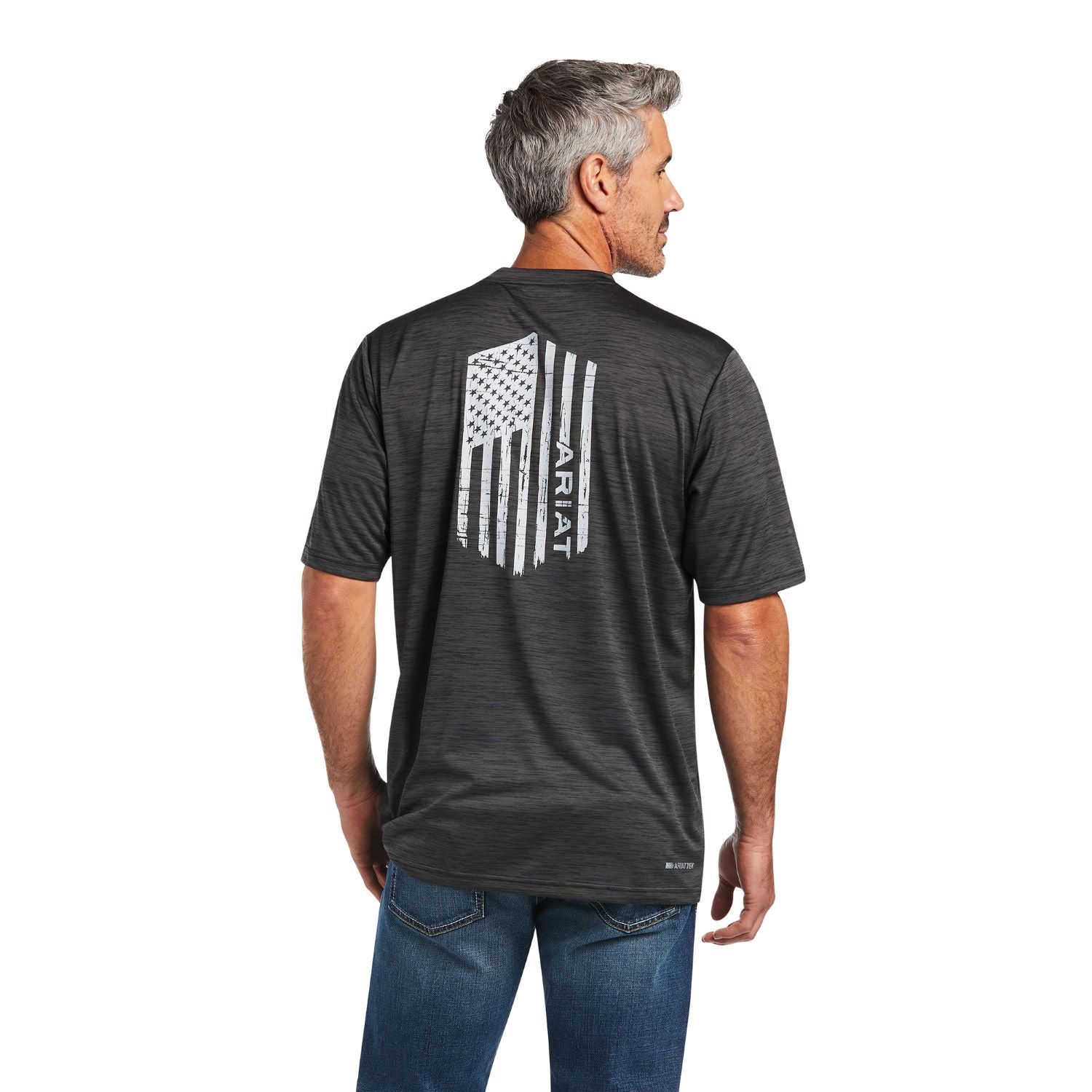 Ariat Men's Charger Vertical Flag T-Shirt