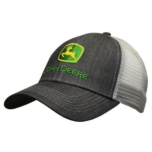 John Deere Men's Twill/Mesh Logo Cap