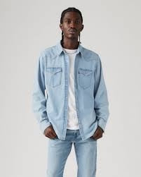 Levi Men's Classic Western Standard Fit Long Sleeve Shirt