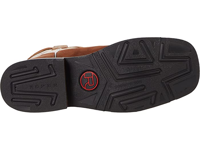 Roper Men's Americana Patriot Skull Flag Square Toe Boot