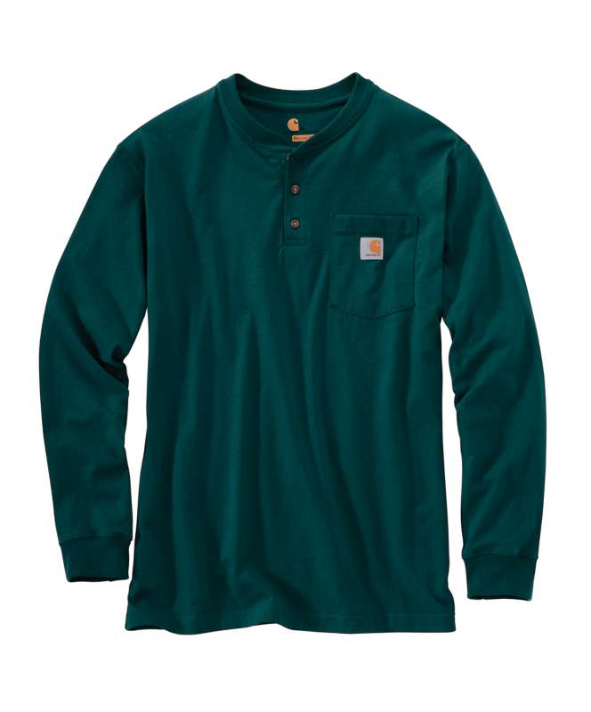Carhartt Men's Workwear Long Sleeve Henley T-Shirt