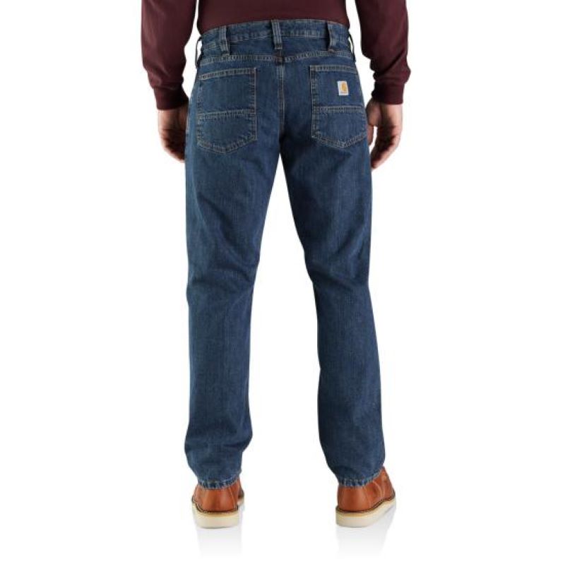 Carhartt Men's Relaxed Fit Flannel-Lined 5-Pocket Jean