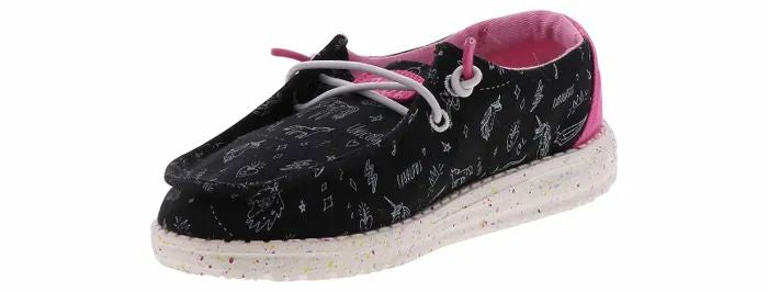 Hey Dude Youth Wendy Unicorn Black